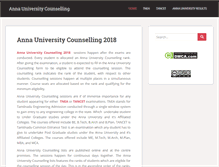 Tablet Screenshot of annauniversitycounselling.org